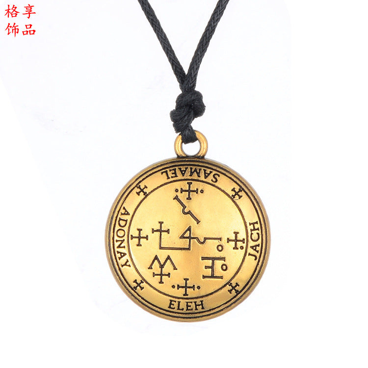 Wholesale Hip-Hop Gothic Archangel Enoch Necklace